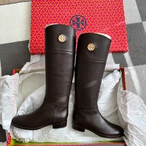 Tori Burch Junction Riding Boot! Brand new size 6.5 in coconut color.